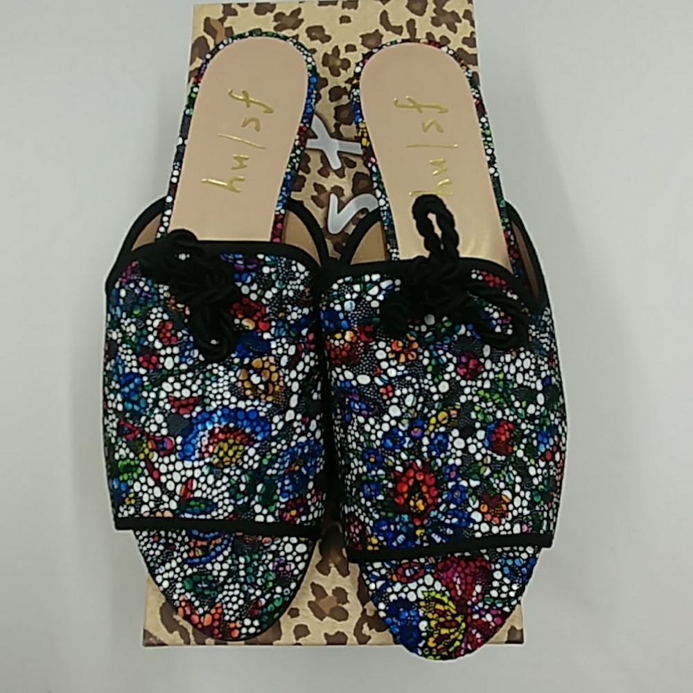 FRENCH SOLE Boom Black Primavera Sandal Size 8.5 M